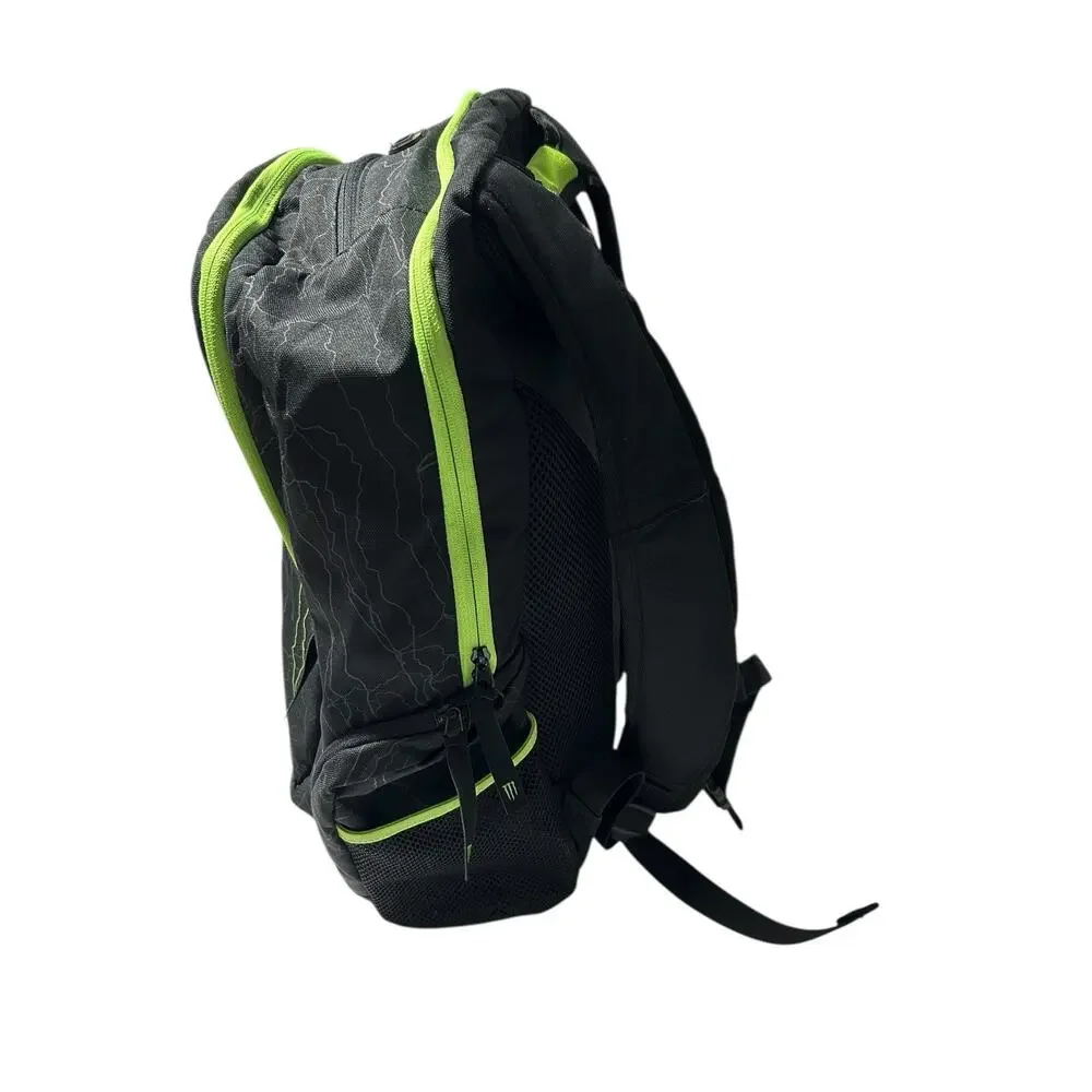 Monster Energy Black Promo Backpack Laptop Padded Pockets Zippers Large Logo